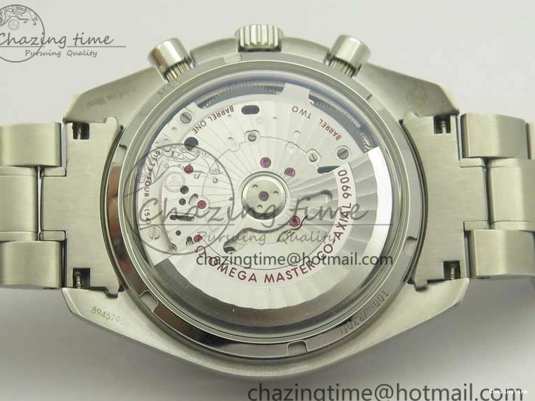 1219 WellDesigned Speedmaster Moonwatch OMF 1:1 Best Edition Black Dial SS Hand on SS Bracelet A 8043